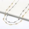 Necklace Bohemian Tassel Style Turquoise Natural Freshwater Pearl Silver 225 Silver Geometric Electroplating