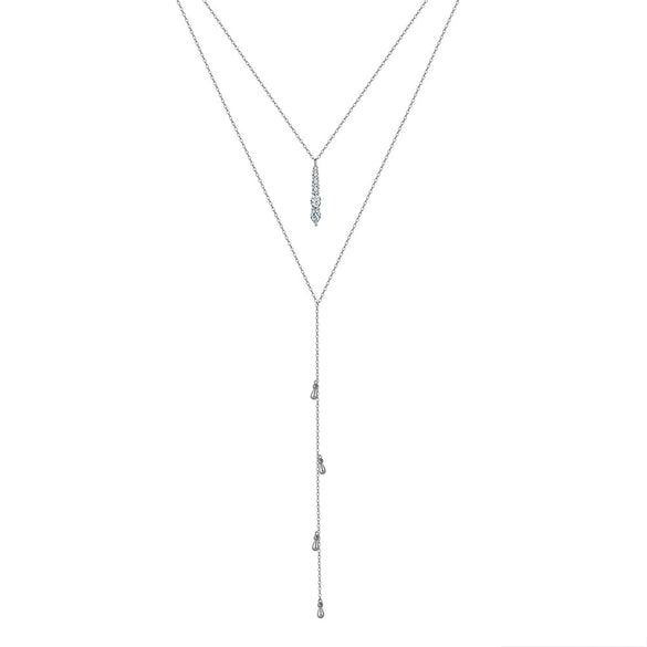 Necklace Bohemian Tassel Style Turquoise Natural Freshwater Pearl Silver 225 Silver Geometric Electroplating