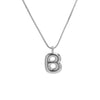 Necklace Brass Copper English Letter Electroplating Balloon Bubble Style For Women