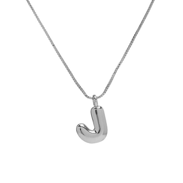 Necklace Brass Copper English Letter Electroplating Balloon Bubble Style For Women