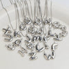 Necklace Brass Copper English Letter Electroplating Balloon Bubble Style For Women
