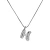 Necklace Brass Copper English Letter Electroplating Balloon Bubble Style For Women