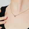 Necklace Brass Copper Plated With 14K Gold Geometric Flowers Electroplating Style Accessories