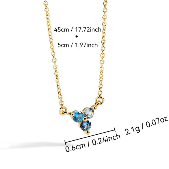 Necklace Brass Copper Plated With 14K Gold Geometric Flowers Electroplating Style Accessories