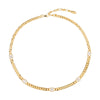 Necklace Brass Copper Zircon Geometric 18K Gold Plated Electroplated For Women