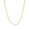 Necklace Brass Gold Plated Square Geometric Clavicle Chain