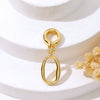 Necklace Buckle Copper Gold Plated Oval Double Ring Electroplated