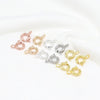 Necklace Buckle Metal Plated Electroplating Oshaped Versatile Natural Diy Accessories