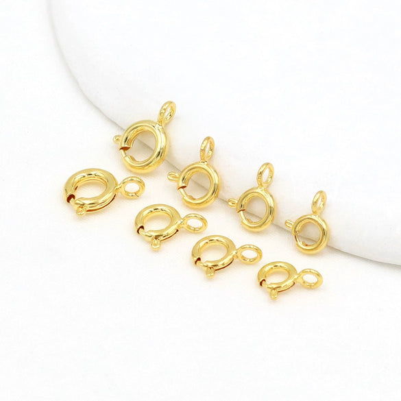 Necklace Buckle Metal Plated Electroplating Oshaped Versatile Natural Diy Accessories