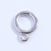 Necklace Buckle 925 Sterling Silver Round Electroplated Diy Handmade Beaded With Hanging Pearl