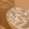 Necklace Butterfly Real Opal Mixed Gemstone Setting Titanium Steel Insect Pattern
