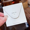 Necklace Cat's Eye Bow Titanium Steel Copper Set With Zirconia