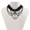 Necklace Choker Gothic Sweet Cool Style Metal Gravel Geometric Ochain
