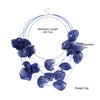 Necklace Cloth Crystal Geometric Pure Handmade Flower