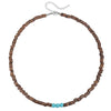 Necklace Coconut Shell Turquoise Handmade Geometric Style Unisex
