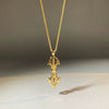 Necklace Copper Alloy Electroplated Simple Geometric Style Pendant
