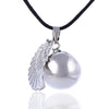 Necklace Copper Angel Wings Geometric Electroplating Design