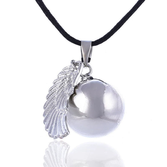 Necklace Copper Angel Wings Geometric Electroplating Design