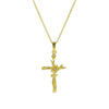 Necklace Copper Brass Plated December Flower Cross O Word Chain Pendant For Women