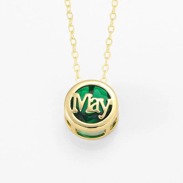 Necklace Copper Doublesided Hollow Constellation Letters Numbers Text Plated Real Gold Colorpreserving Pendant Clavicle Chain