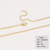 Necklace Copper Doublesided Hollow Constellation Style Real Gold Plated
