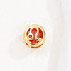 Necklace Copper Doublesided Hollow Constellation Style Real Gold Plated