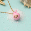 Necklace Copper Electroplating Geometric Style