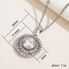 Necklace Copper Geometric Diamondplated Mixed Gem Inlay Ochain Jewelry