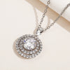 Necklace Copper Geometric Diamondplated Mixed Gem Inlay Ochain Jewelry