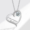 Necklace Copper Geometric Electroplating Heart Style For Women