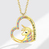 Necklace Copper Geometric Electroplating Heart Style For Women