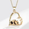 Necklace Copper Geometric Electroplating Heart Style For Women