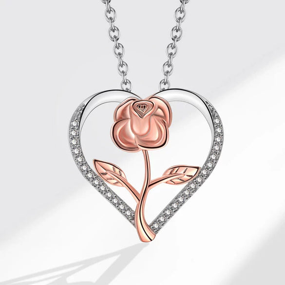 Necklace Copper Geometric Electroplating Heart Style For Women