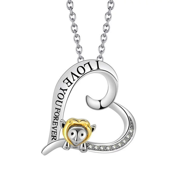 Necklace Copper Geometric Electroplating Heart Style For Women