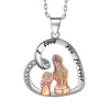 Necklace Copper Geometric Electroplating Heart Style For Women