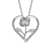 Necklace Copper Geometric Electroplating Heart Style For Women