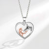 Necklace Copper Geometric Electroplating Heart Style For Women