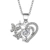 Necklace Copper Geometric Electroplating Heart Style For Women
