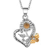 Necklace Copper Geometric Electroplating Heart Style For Women