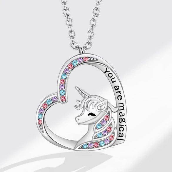 Necklace Copper Geometric Electroplating Heart Style For Women