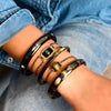 Necklace Copper Geometric Electroplating 18K Gold Color Preservation