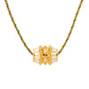 Necklace Copper Geometric Electroplating 18K Gold Color Preservation