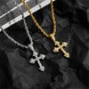 Necklace Copper Geometric Mixed Gem Inlay Electroplating Twist Chain