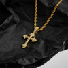 Necklace Copper Geometric Mixed Gem Inlay Electroplating Twist Chain