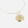 Necklace Copper Geometric Rhinestone Electroplating Light Luxury Style