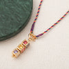 Necklace Copper Geometric Star Eye Pendant Gold Plated Electroplating Boyfriend Style
