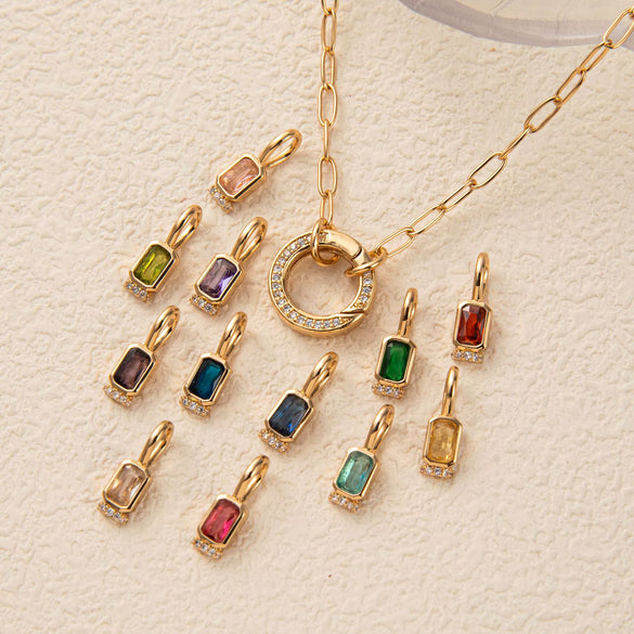 Necklace Copper Geometric Style Electroplating