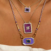 Necklace Copper Geometric Titanium Steel Electroplating