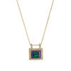 Necklace Copper Geometric Titanium Steel Electroplating