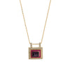 Necklace Copper Geometric Titanium Steel Electroplating